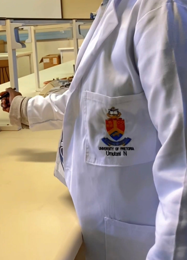 Personalised lab coat & Safety Googles